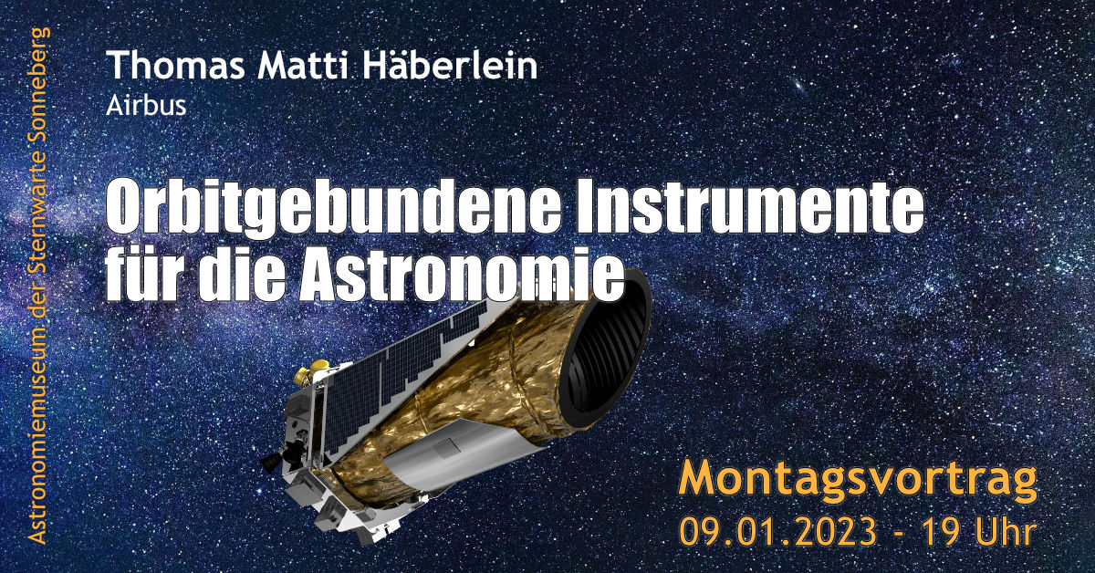 Vortrag: Orbitgebundene Instrumente für die Astronomie