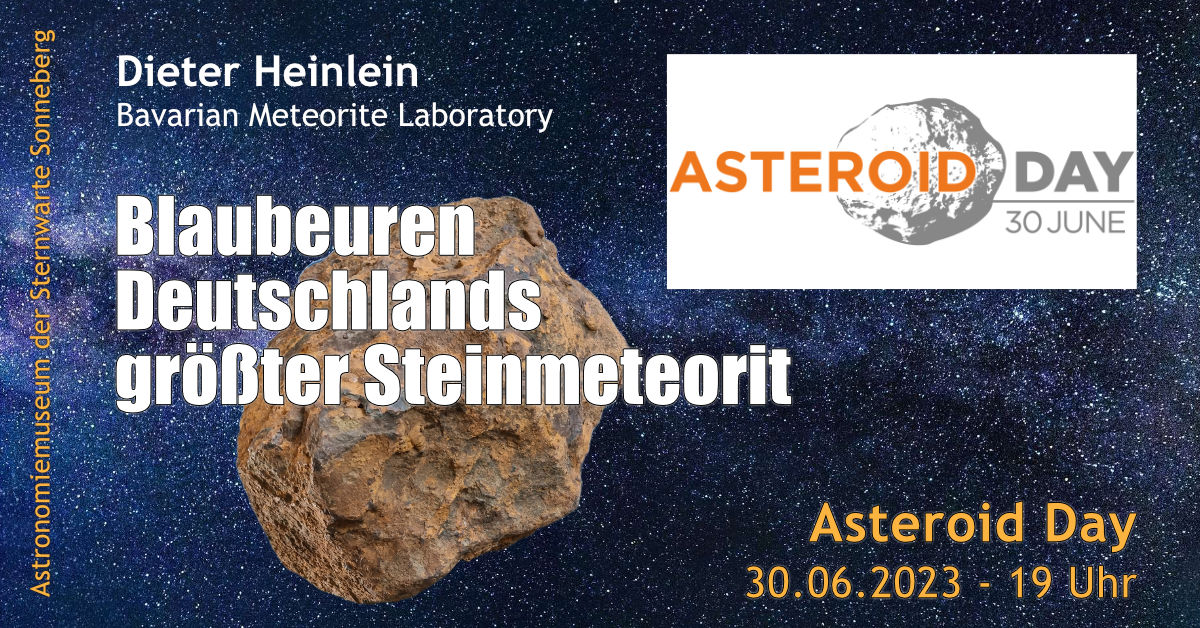 Vortrag: Der sensationelle Meteoritenfund von Blaubeuren